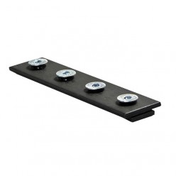 Wentex 89513 Eurotrack - Connection Strip, Black